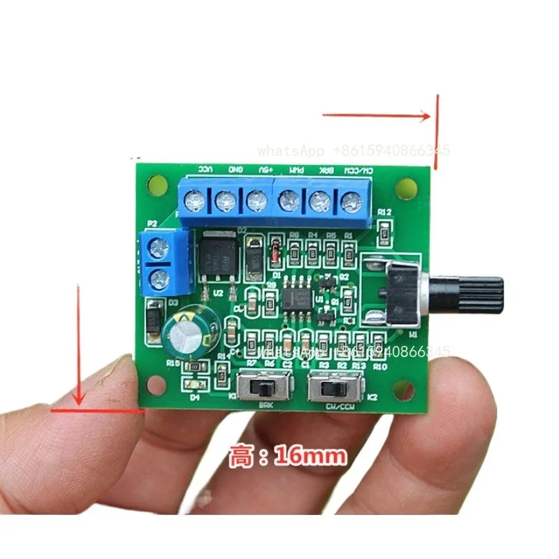 DC8V-24V Brushless DC Motor Speed Controller PWM Drive Board Forward Reverse Start Stop Regulator Module