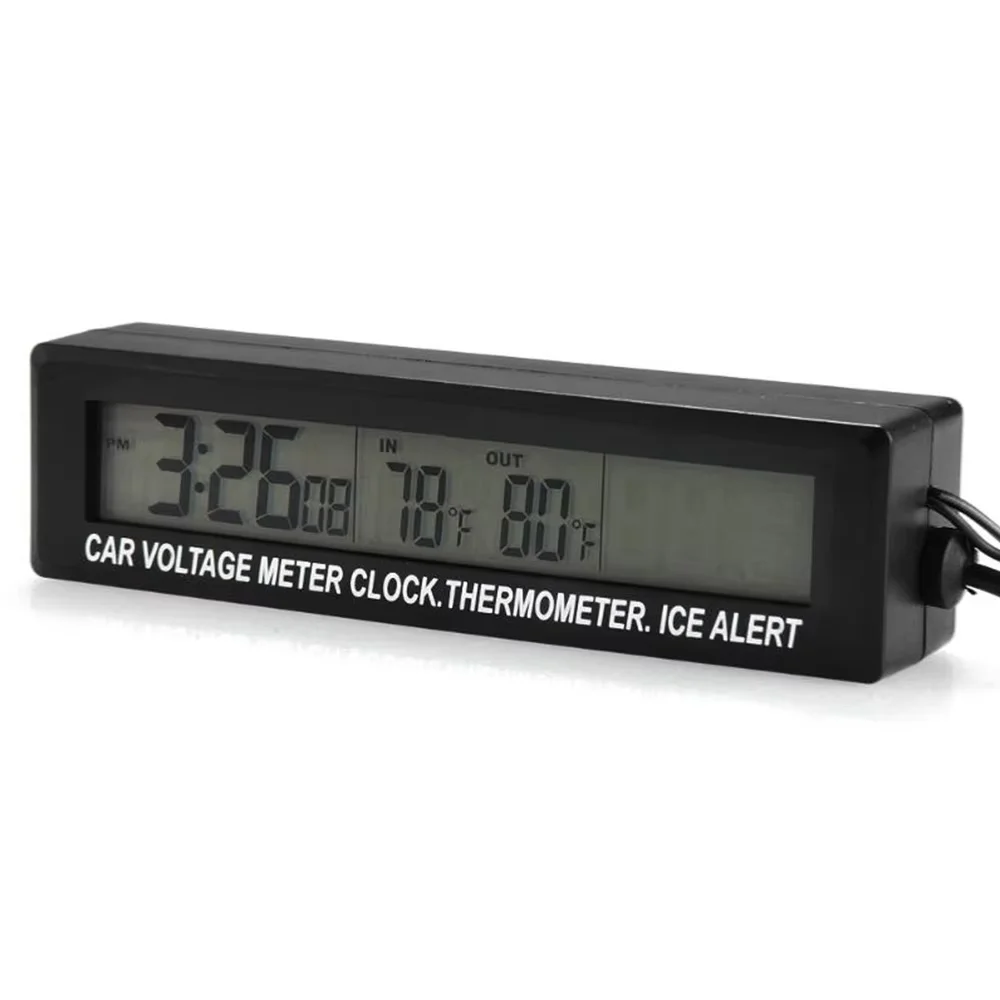مجموعة ساعة الجهد الكهربي التلقائي: عداد رقمي 3 في 1 مع شاشة LCD عالية الوضوح