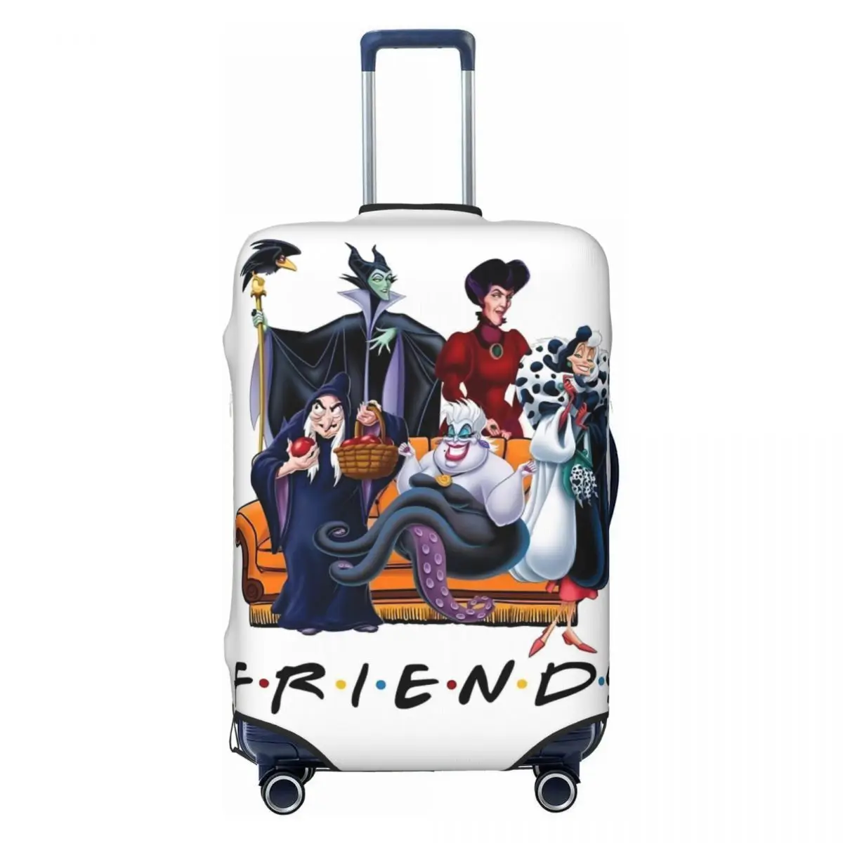 

Custom Villains Women Wicked People Luggage Cover Elastic Classic Cartoon Movie Suitcase Protective Covers Suit For 18-32 inch