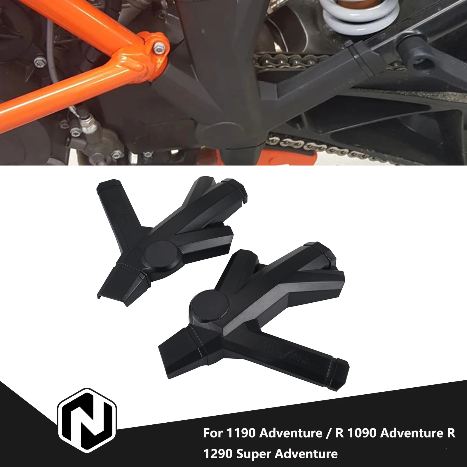 

For KTM 1290 Super Adventure R/S 2017-2020 1090 Adventure R 17-19 1190 Adventure /R 14-16 Bumper Frame Guard Cover Protector