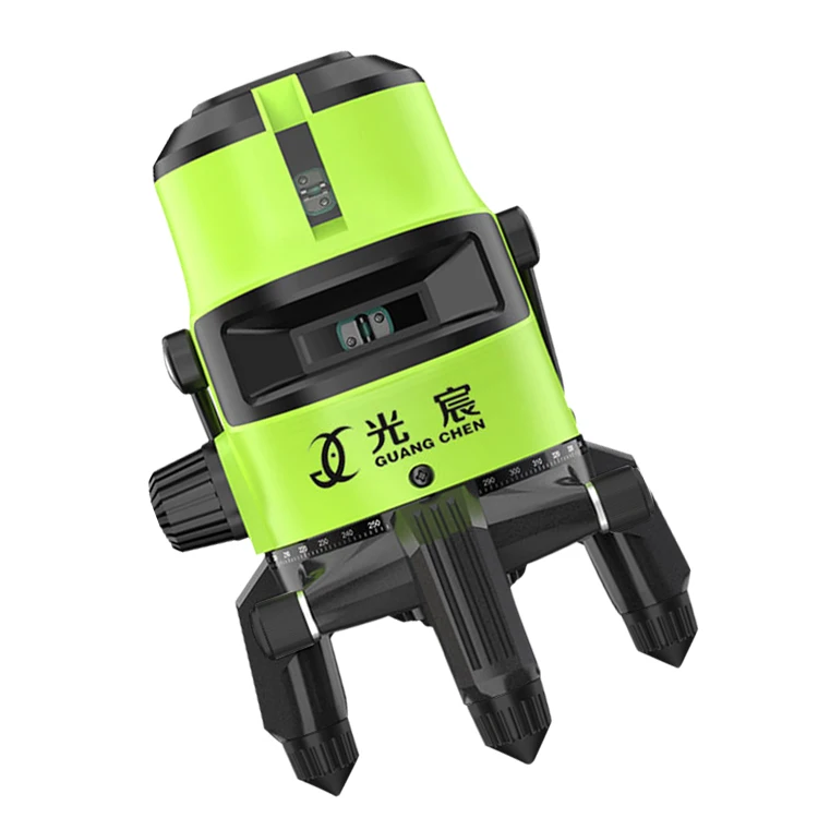 Guang Chen 2 3 5 Lines green Beam Laser Level Self Levelling Cross-Line nivel laser with Magnetic Base lazer leveller