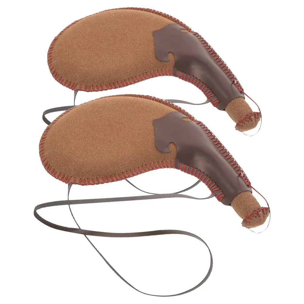 

2Pcs PU Water Bags Traditional Bota Canteen for Hiking Outdoor Camping Portable Liquid Storage Pouch Reusable Design