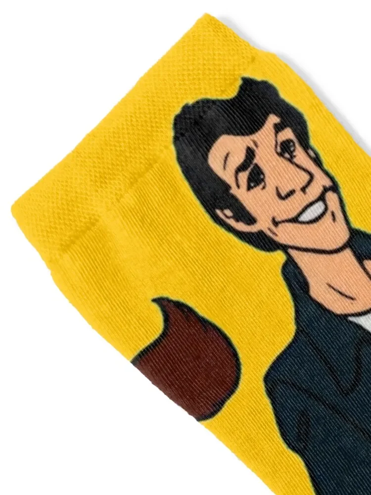 The Fonz and The Happy Days Gang - 70s Retro TV Socks Run funny gift Mens Socks Women's