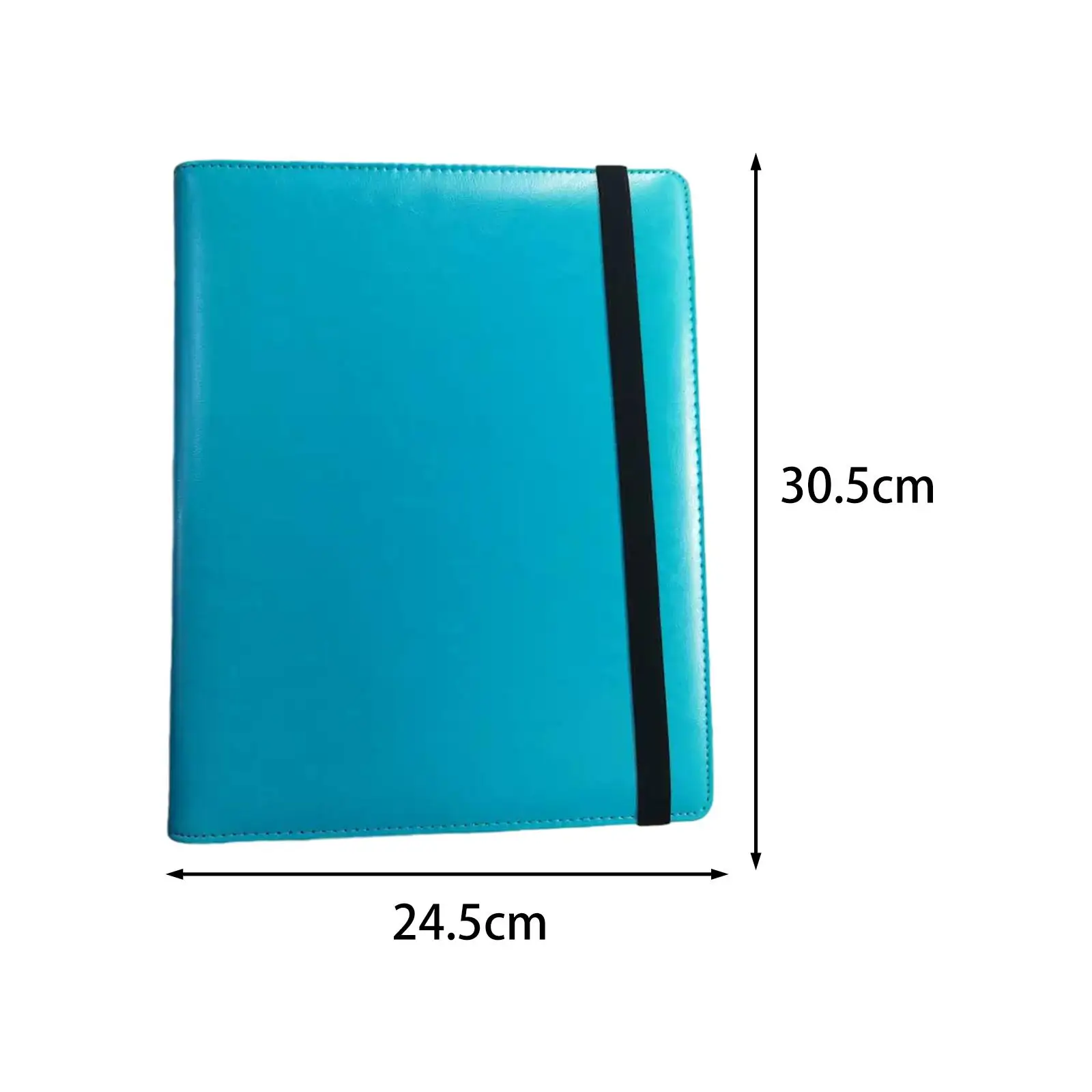 Trading Card Carrying Binder Pocket Binder Album 24.5x30.5cm PU Leather Card
