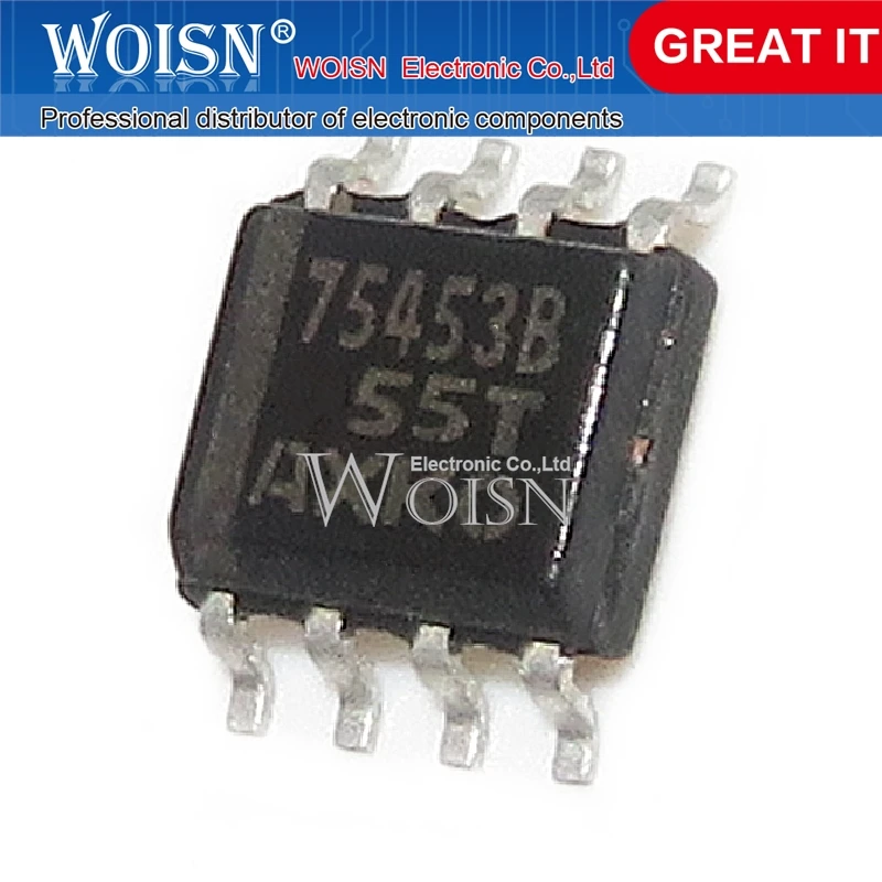5pcs/lot SN75453BDR SN75453B 75453B 75453 SOP-8 In Stock