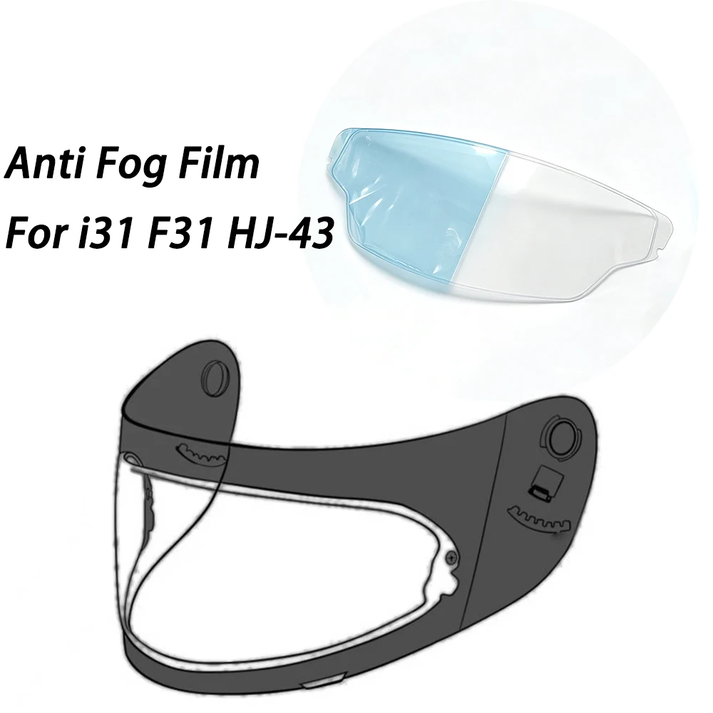 Motorcycle Helmet Visor Anti Fog Film For HJC i31 F31 HJ-43 Anti-fog Insert Sticker