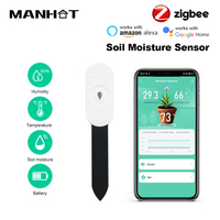 Zigbee 3.0 Smart Soil Tester Temperature and Humidity Meter Waterproof Thermohygrometer Garden Automation Irrigation Detector
