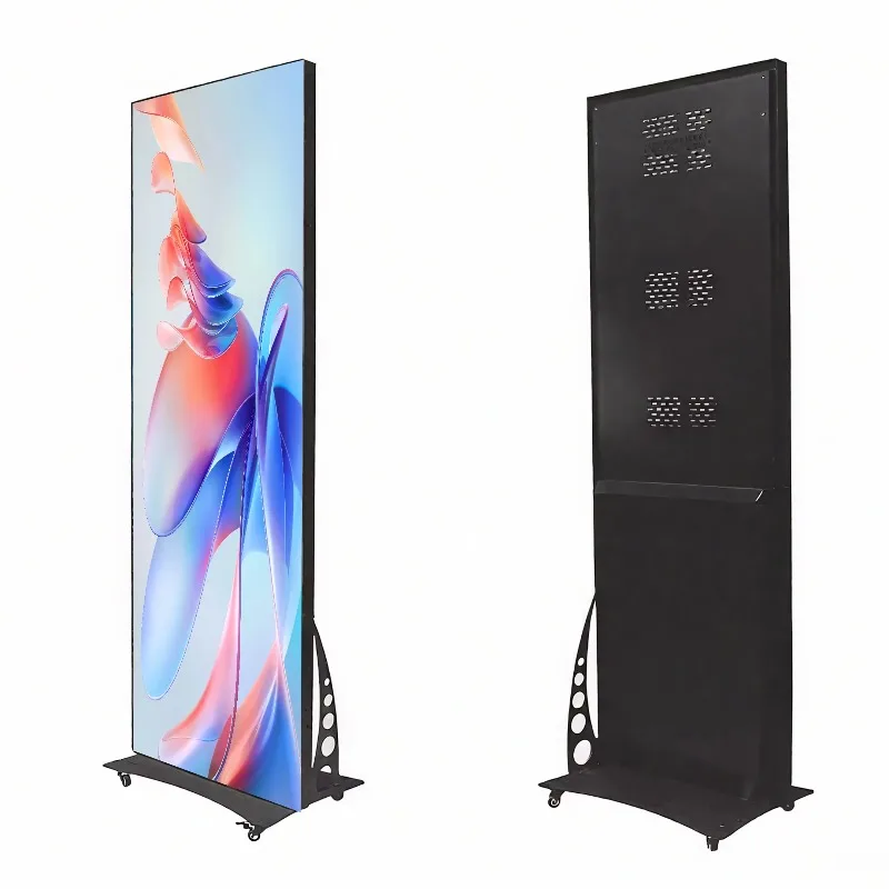 

Indoor Smart LED Poster Full HD P2 P1.86 P1.53 IP65 Rating Standing Display for Advertising Digital Signage Event Display