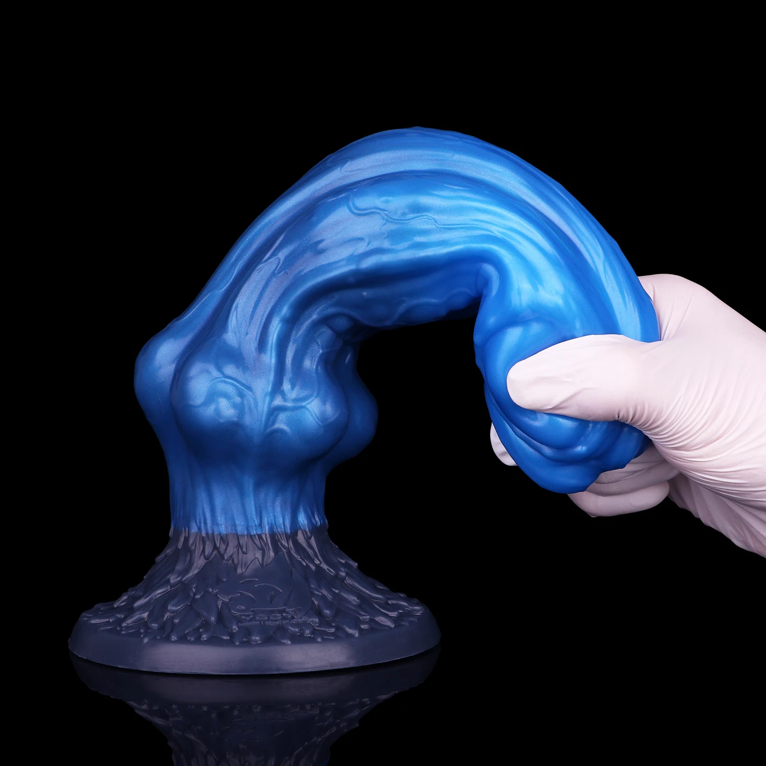 LEZEE مزدوجة الطبقات دسار سيليكون الكلب قضبان اصطناعية الكبار الموزه بوتيسد الاختراق المكونات الشرج الشرج موسع الجنس لعب للنساء #4