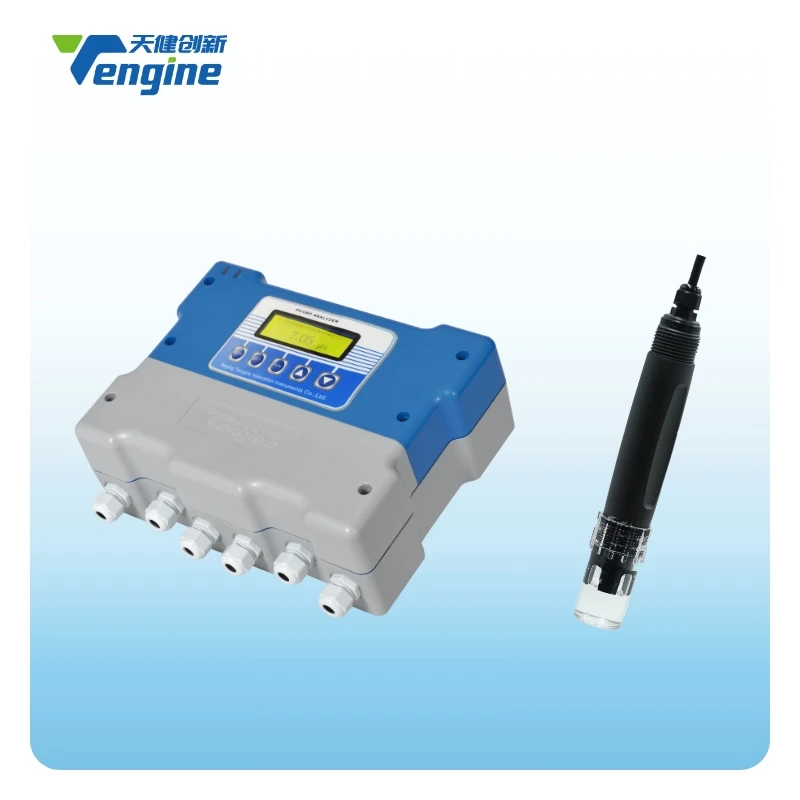 2026 Online pH Sensor Water Analysis Industrial Green House Orp Online ph Controller Transmitter Automatico ph Meter