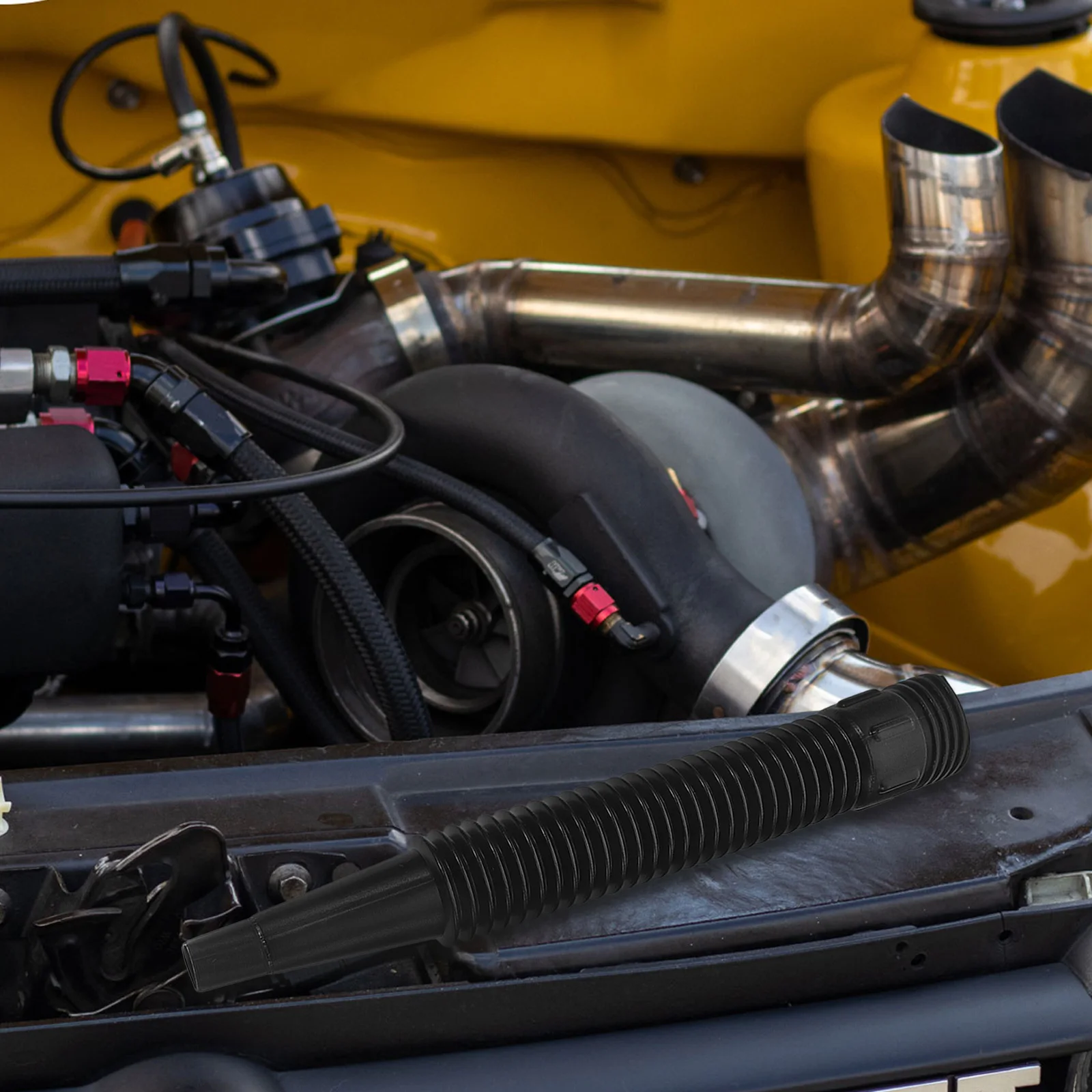 

5Pcs Adjustable Flexible Funnel Hose for Oil Change Long Lasting Performance in Automotive and Machinery Applications