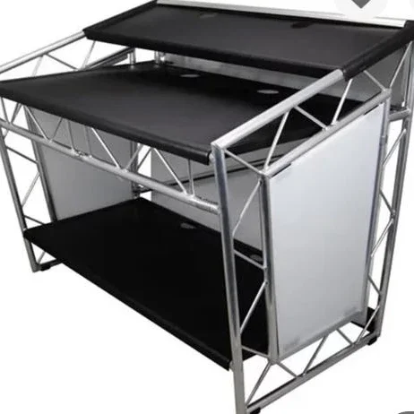 

Dragonstage LED Aluminum Folding Mobile DJ Booth XPRS DJ Booth Trussing Stand for Night Club