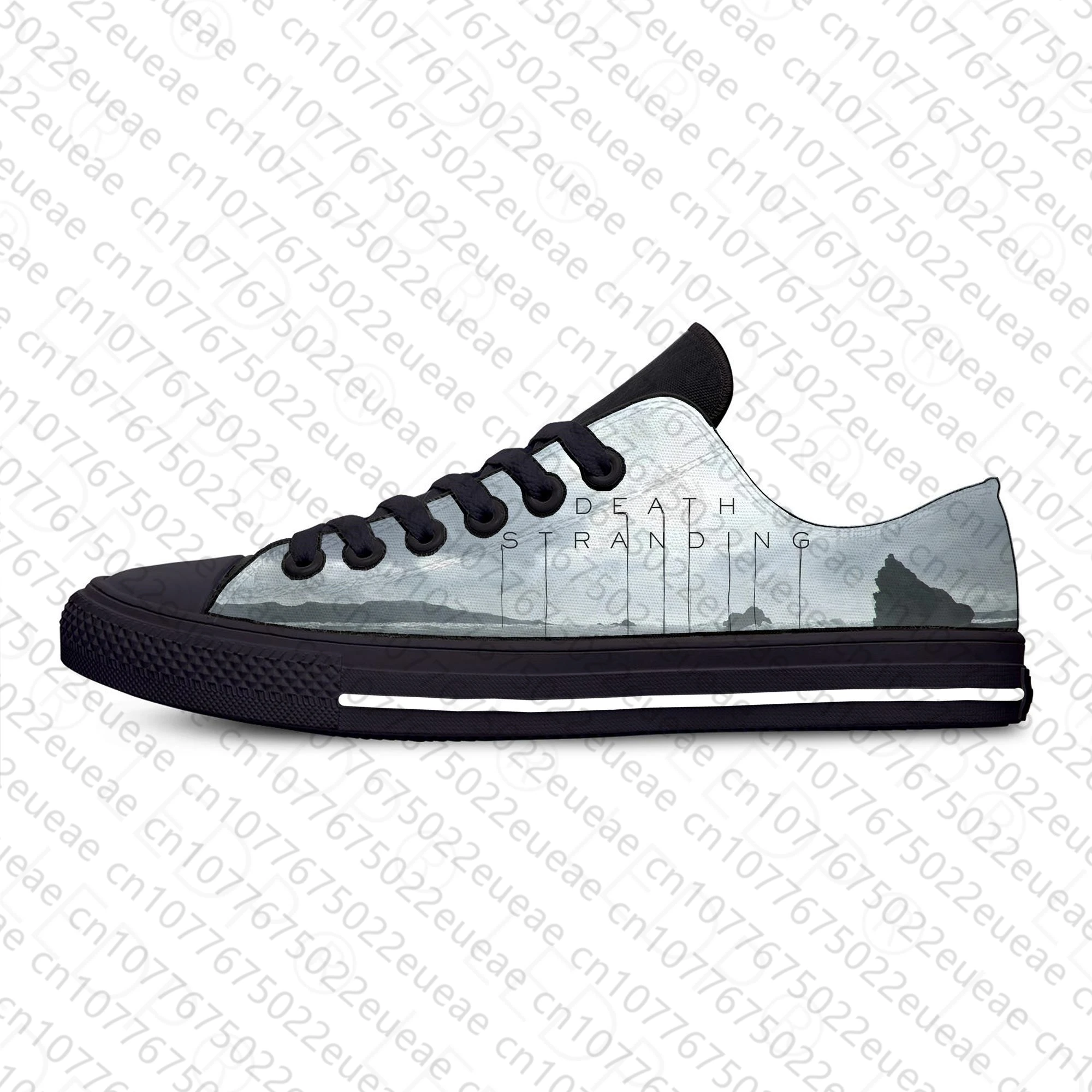 Game Death Stranding Fashion Cool Funny Popular Casual Cloth Shoes Low Top Lightweight Breathable 3D Printed Men women Sneakers