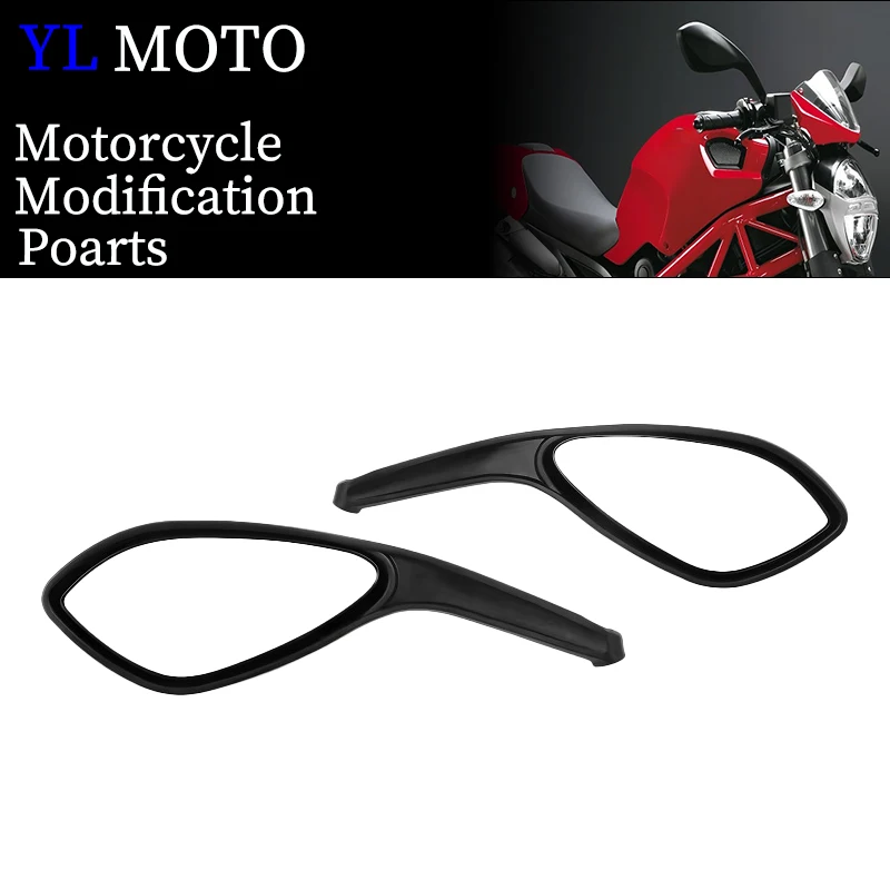 

For DUCATI MONSTER 696 795 796 1100/S/EVO 696 795 Motorcycle Left Right Mirror Rear View Rearview Side Mirrors Accessories