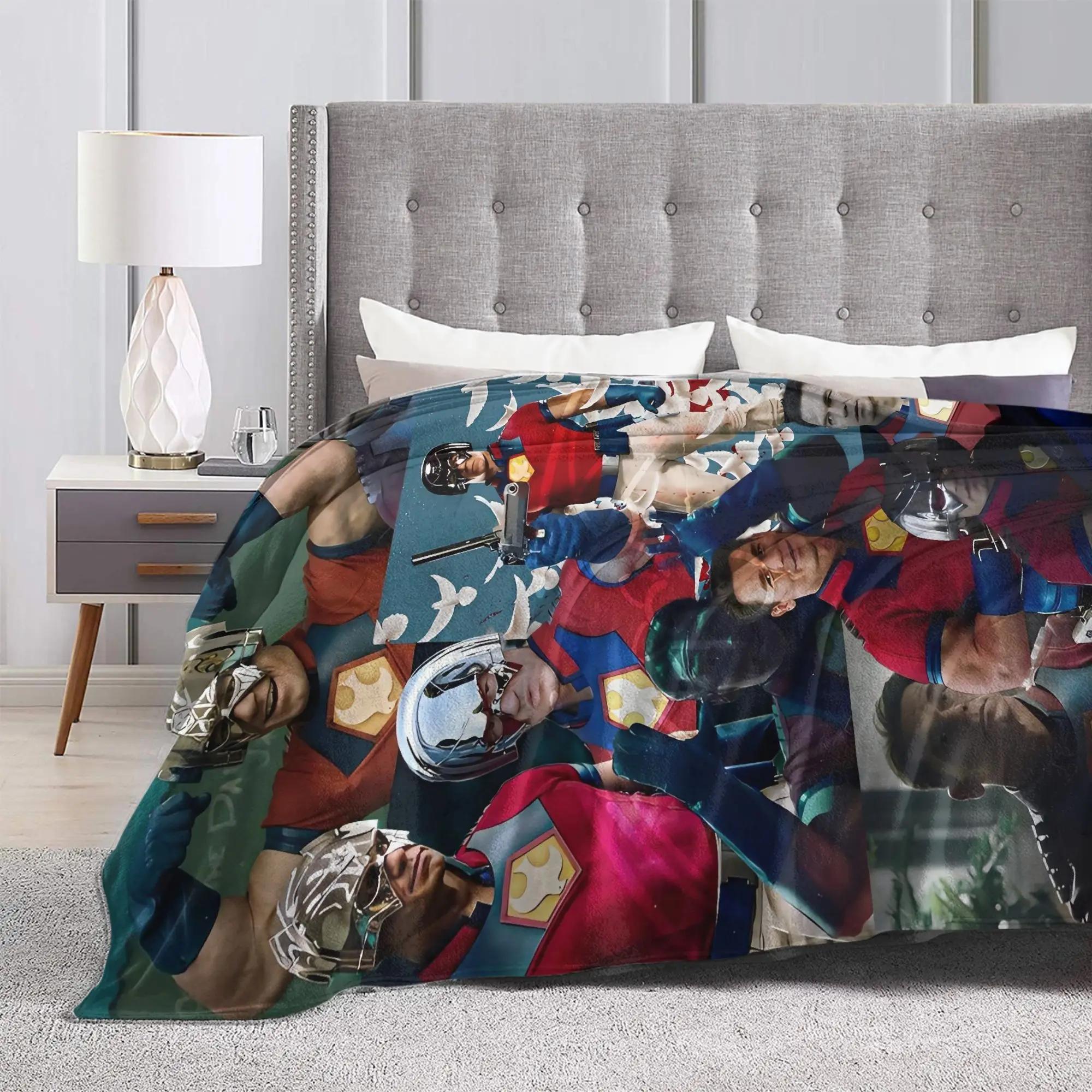 صانعي السلام بطانيات قطيفة الطفل الفانيلا رمي بطانية للمنزل ديكور دافئ مخصص جودة المفرش هدية فكرة #4