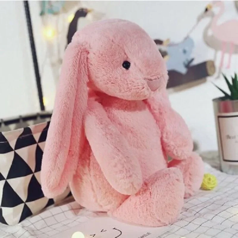 30/40cm Cute Plush Toy Stuffed Toy Rabbit Doll Babies Sleeping Companion Cute Plush Long Ear Rabbit Doll Children\'s Gift