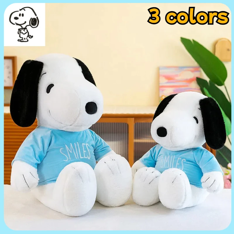 Cartoon Cute Snoopy 35-65 Cm Three-Color Plush Toy Pillow Sofa Back Plush Doll Children Sleep With Dolls At Night Children Gifts