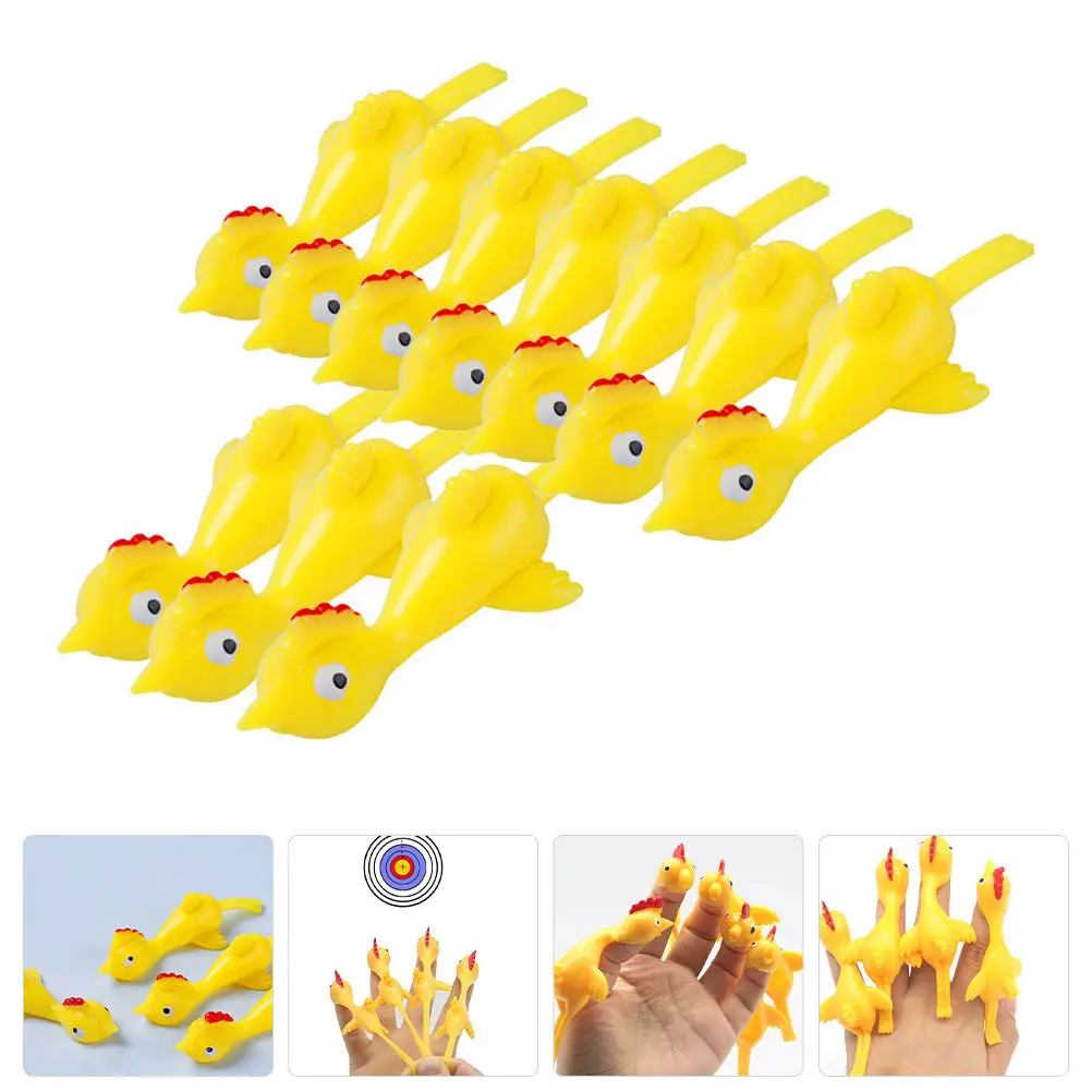 

Elastic Finger Toys 20pcs Turkey Themed Stretchy Launchers for Kids Stress Relief Fun Animal Themed Toy Set