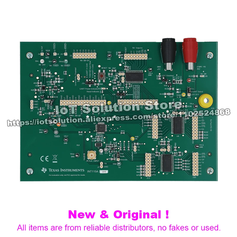 TL16C750EEVM TL16C750E 128-byte FIFO fractional baudrate UART evaluation module