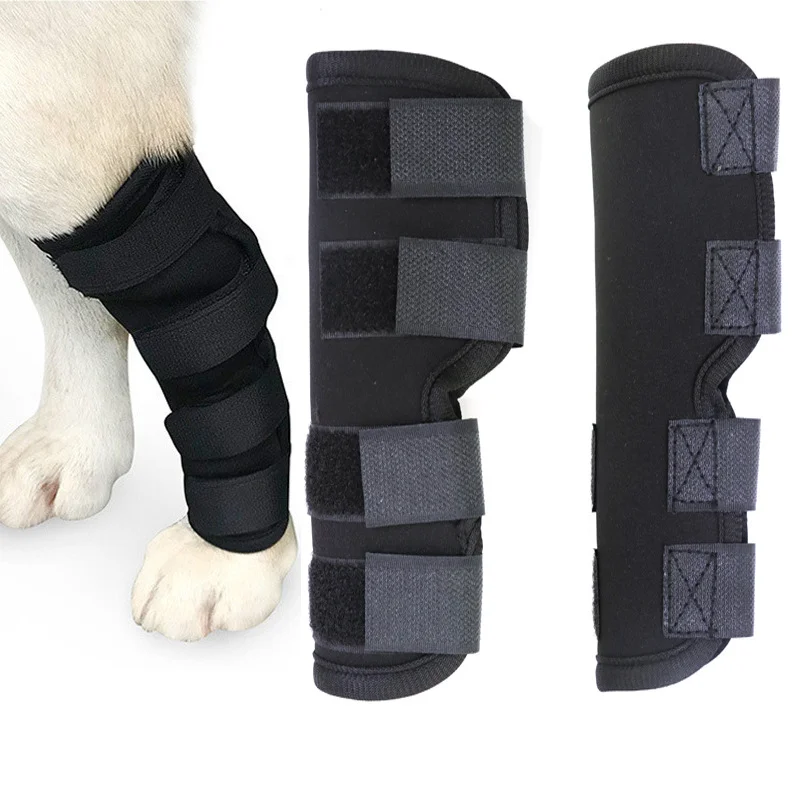 Pet Dog Bandages Dog Injurie Leg Knee Brace Strap Protection for Dogs Joint Bandage Wrap Doggy Medical Supplies Dogs Accessories