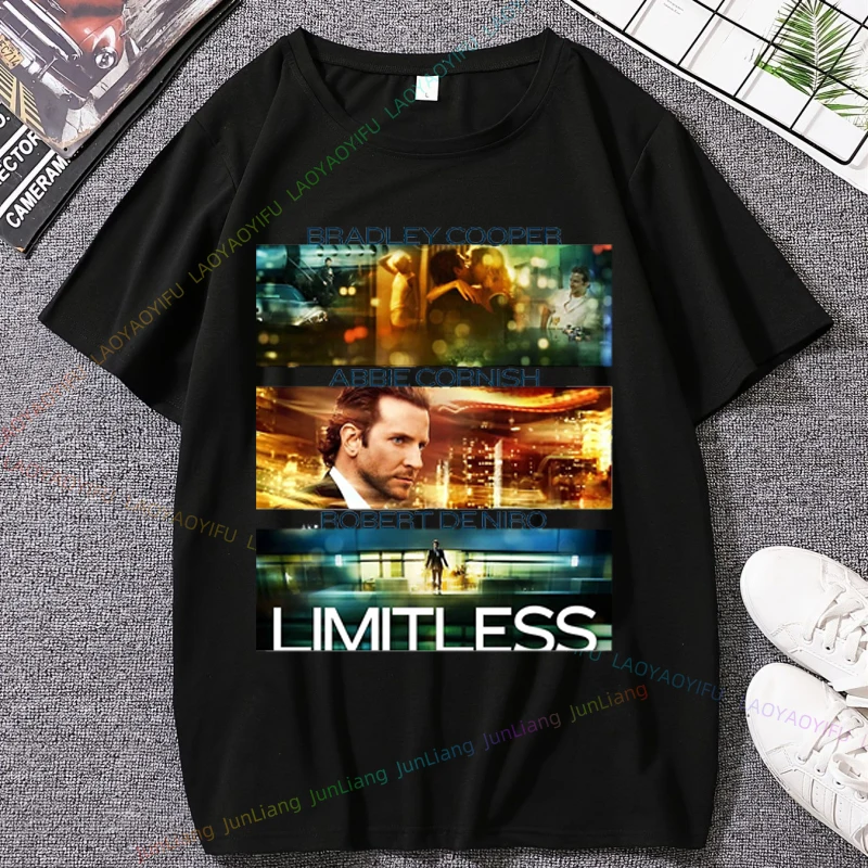 Bradley Cooper Retro 90s เสื้อกันหนาวผู้ชายเสื้อยืด Vintage Unisex คลาสสิก Y2k เสื้อผ้าผ้าฝ้าย 100% แขนสั้น Tee Tshirt เสื้อผ้า