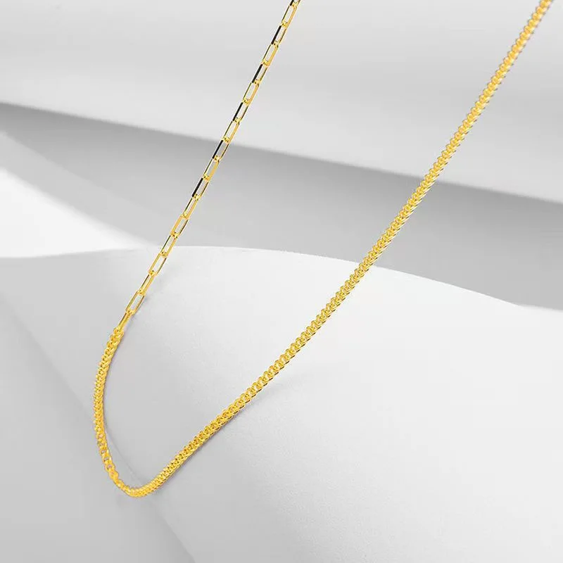 Luxurious 24K 9999 pure gold women's luxury jewelry with special craftsmanship