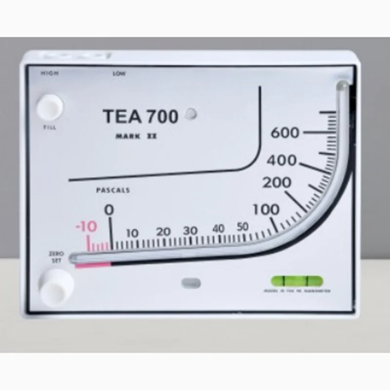 TIANEN TEA700 Red Oil Manometer Differential Pressure Gauge 3%FS Accuracy -10~700 Pa Range 140F Temperature