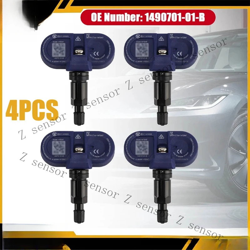 AAA+ 4X For TESLA TPMS Bluetooth Tire Pressure Sensors for Model S 3 X Y 1490701-01-C