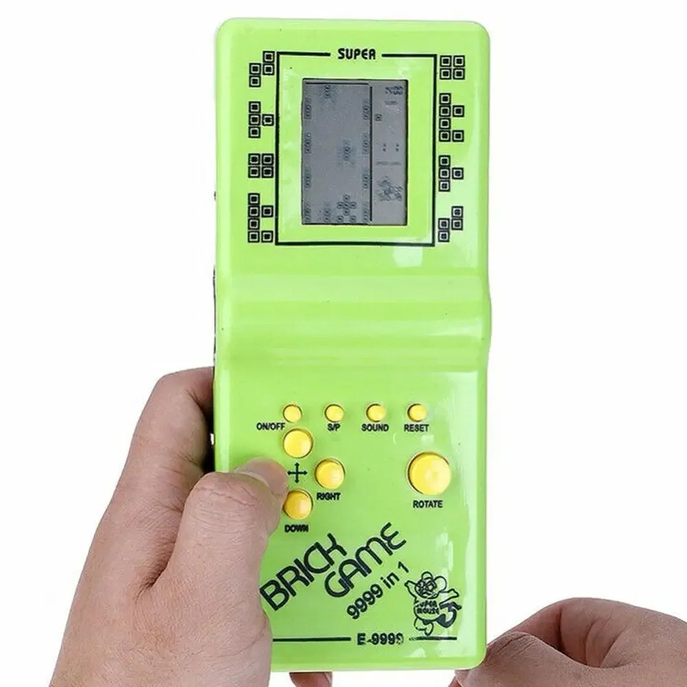 Classic Handheld Game Machine Brick Game Kids Game Machine Toy With Game Music Playback