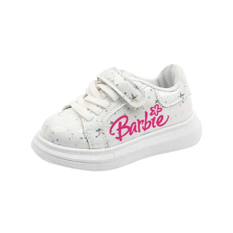 Barbie Children Casual Shoes Sneakers Barbie Toddler Casual Sneakers Boys Girls Baby Cartoon Print Pink Kids Shoes Size 21-30