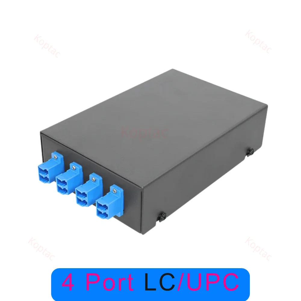 Optical Fiber Terminal Box with SC Pigtail 4 Port UPC/APC Fiber Patch Panel Desktop Pigtail  With SC FC LC ST Pigtail