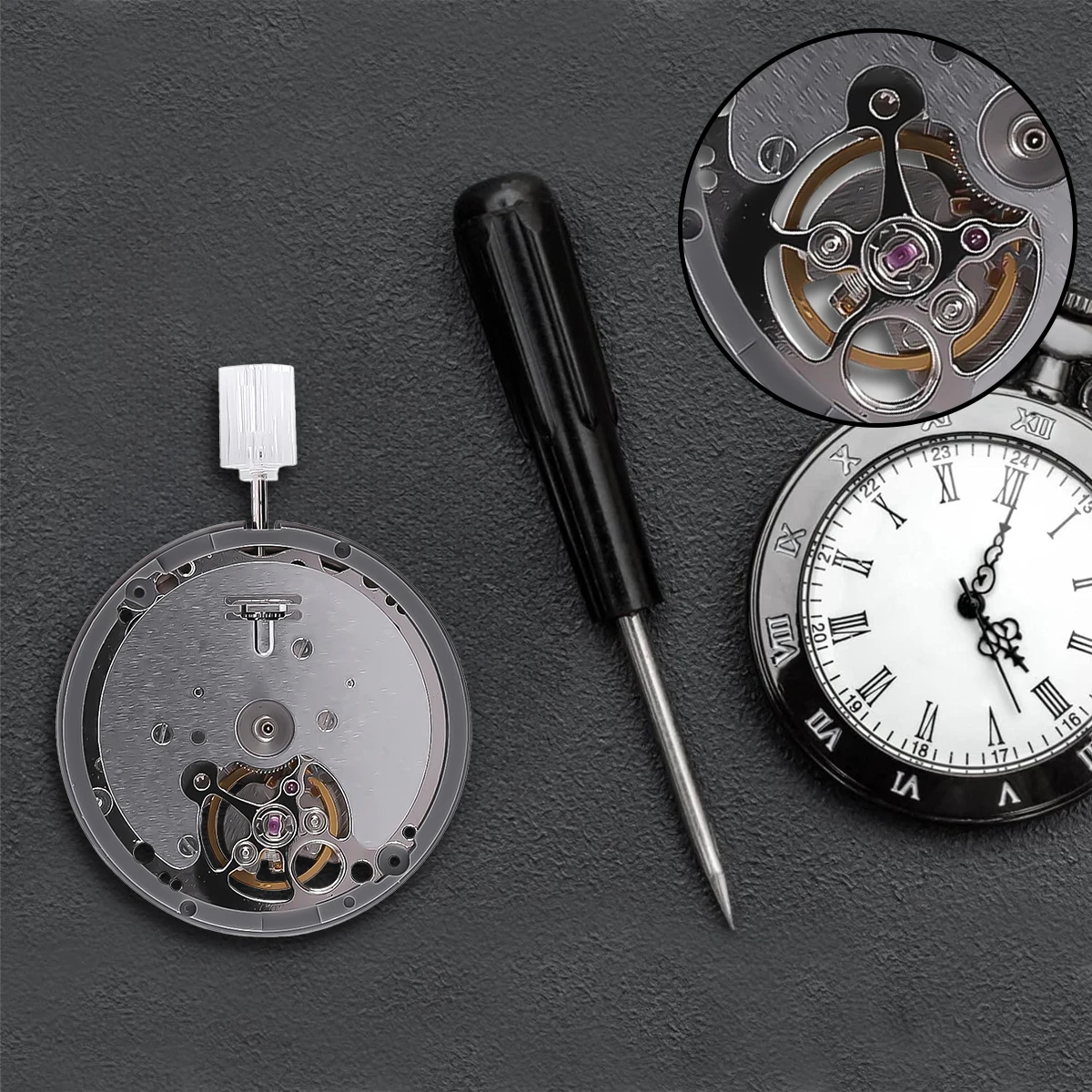 NH38A Mechanical Movement Mod Automatic Watch Mechanism 24 Jewels High Accuracy NH38 Top Repair Parts Accessories