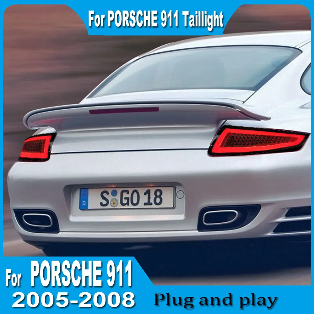 

Car taillight for Porsche 911 Taillight 2005 2006 2007 2008 997 taillight Assembly Upgrade Dynamic Turn Signal LED Accessories
