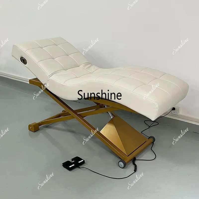Commercial 3 Motor Massage Bed With Memory Foam And Adjustable Stainless Steel Frame For Professional Salon Spa