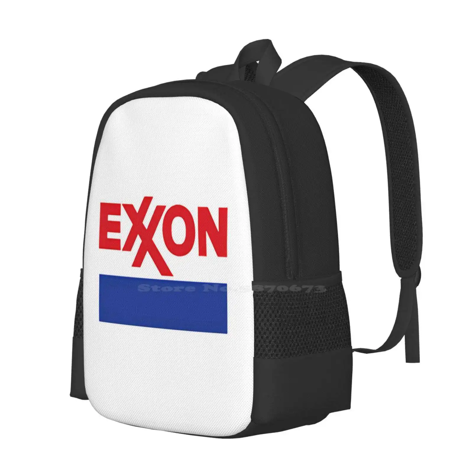 Borsa zaino da scuola per Laptop da viaggio con Design a 9 modelli di moda multinazionale per petrolio e Gas Exxon Mobil Corporation Exxonmobil