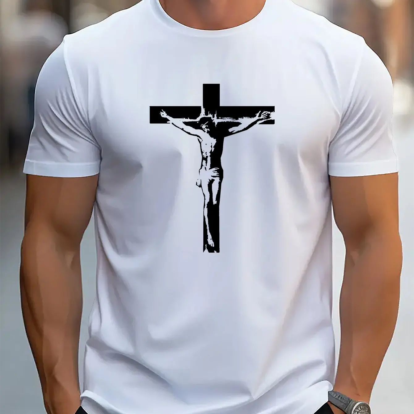 

Мужская летняя повседневная спортивная футболка из 100% хлопка, свободная посадка с креативным узором, круглым вырезом и коротким рукавом, модный топ, мотоциклетная футболка