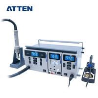 ATTEN MS-300 3 IN 1 Combination Hot Air Gun Desoldering Rework Station DC Power Supply Maintenance System