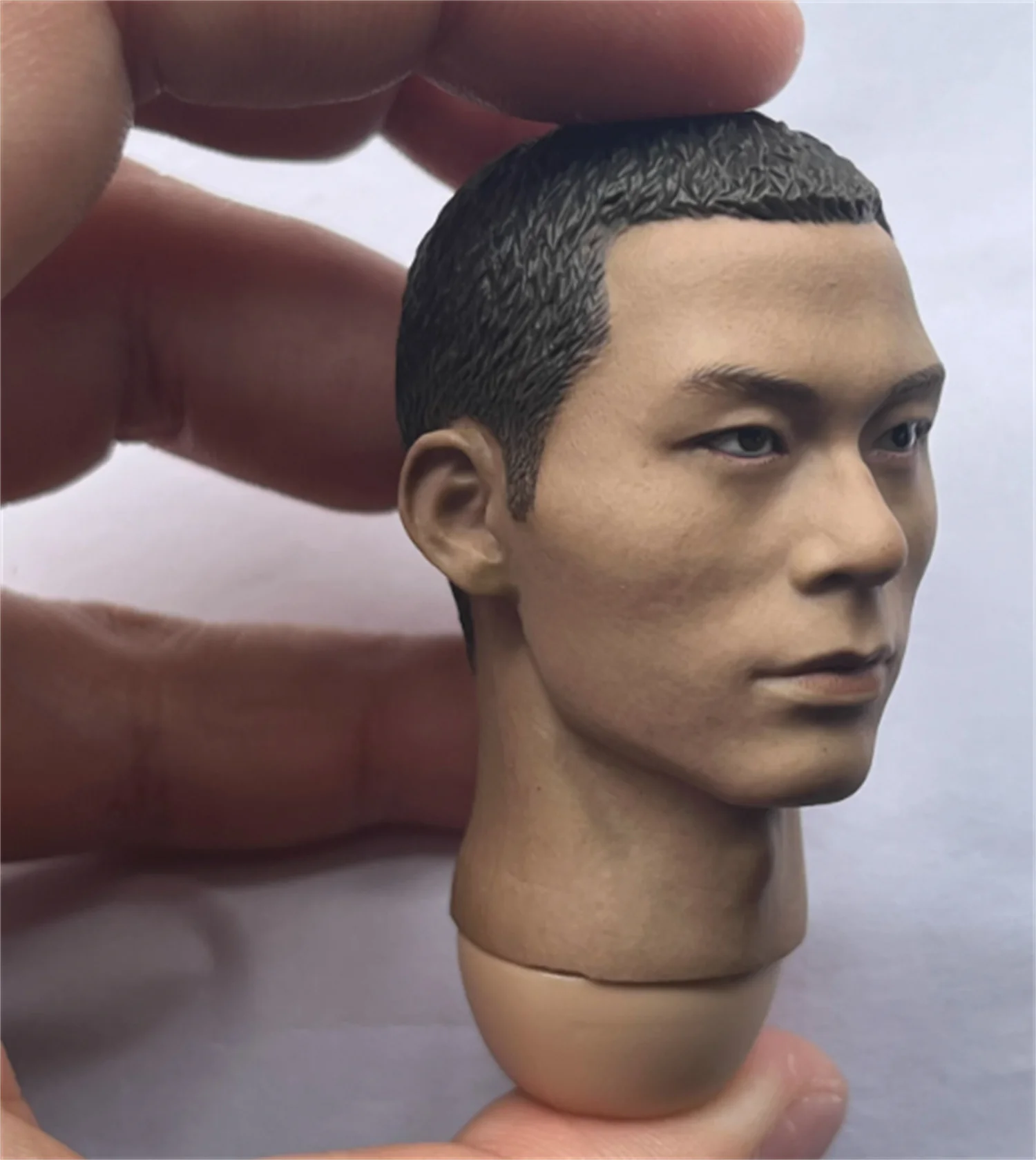 1/6   head carving model Military Honor Guard Air Force Head Carving Asian Handsome DAM  Sculpt  Model 1/6 Scale Action Figure