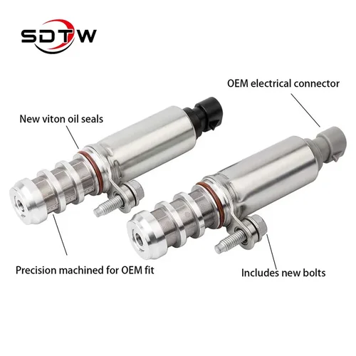 Imagen 1 del producto 1 Juego de válvula de sincronización de Control de aceite de admisión y escape, solenoide VVT 12655420 12655421 Para Chevrolet Captiva 2.4 Equinox GMC Opal Andra