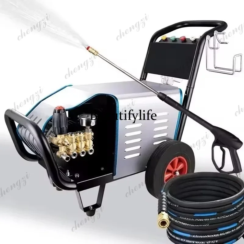 

High Power 5500W High Pressure Cars Wash Machine Mobile Durable Perfect For Commercial Outdoor Heavy Duty Washing Cleanning Jobs