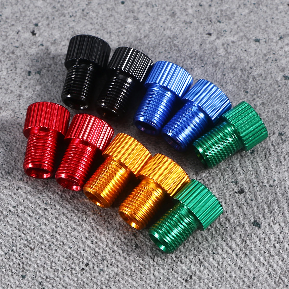 

to Valve Adapter for Bike Car Tire Inflator Stem Aluminum Tools Repair Easy Install Anti Leak Dirt Rain