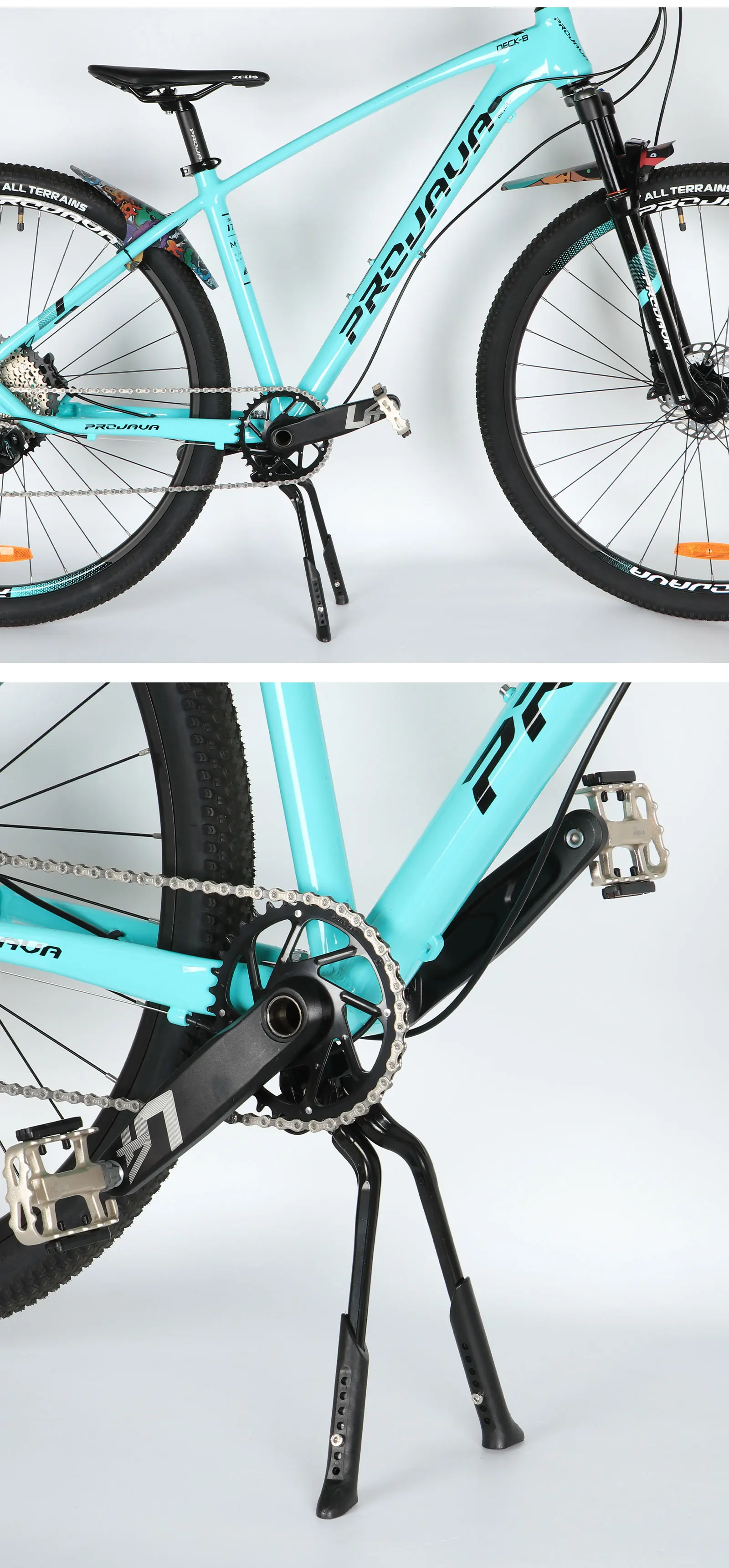 LP Litepro Doppelhalterung Fahrradständer Höhenverstellbar Aluminiumlegierung für Rennrad faltbares Fahrrad MTB Dual Center Fußstütze – Detail 10