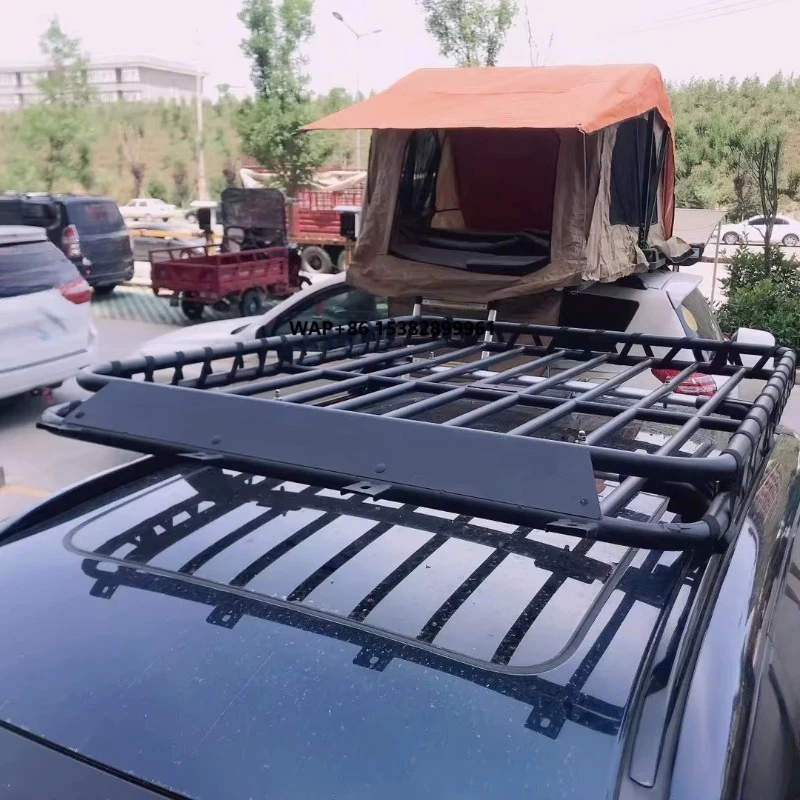 

Universial Ruozhou 4X4 BLACK ROOF RACK LUGGAGE STEEL ROOF RACK for VW Amarok