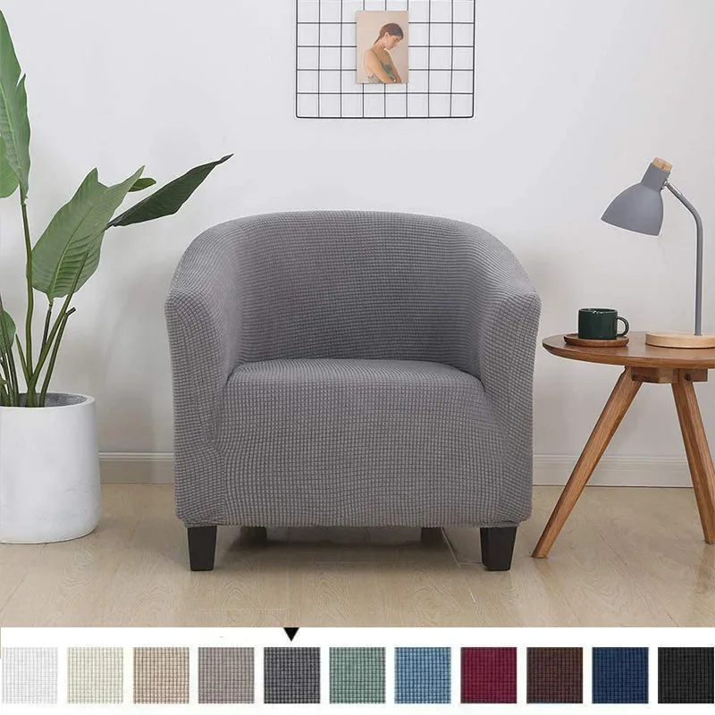 

Эластичные чехлы на одно сиденье для диванов для гостиной, эластичные чехлы на стулья для клубной ванны, кресло, чехол для дивана, защитные чехлы для мебели