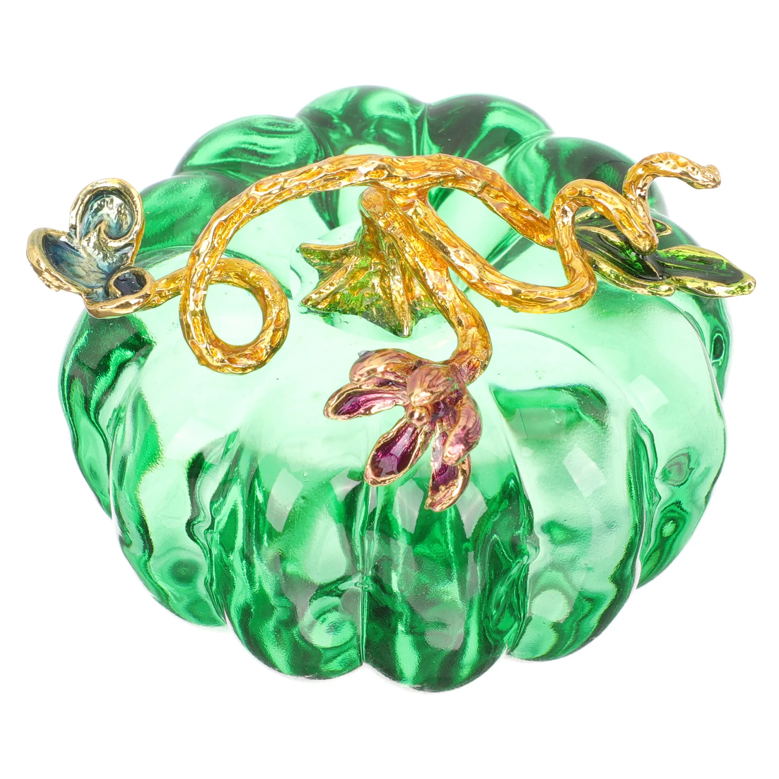 

Crystal Pumpkin Small Craft Exquisite Desktop Decoration Fine Workmanship Premium Material Unique Design Home Gift