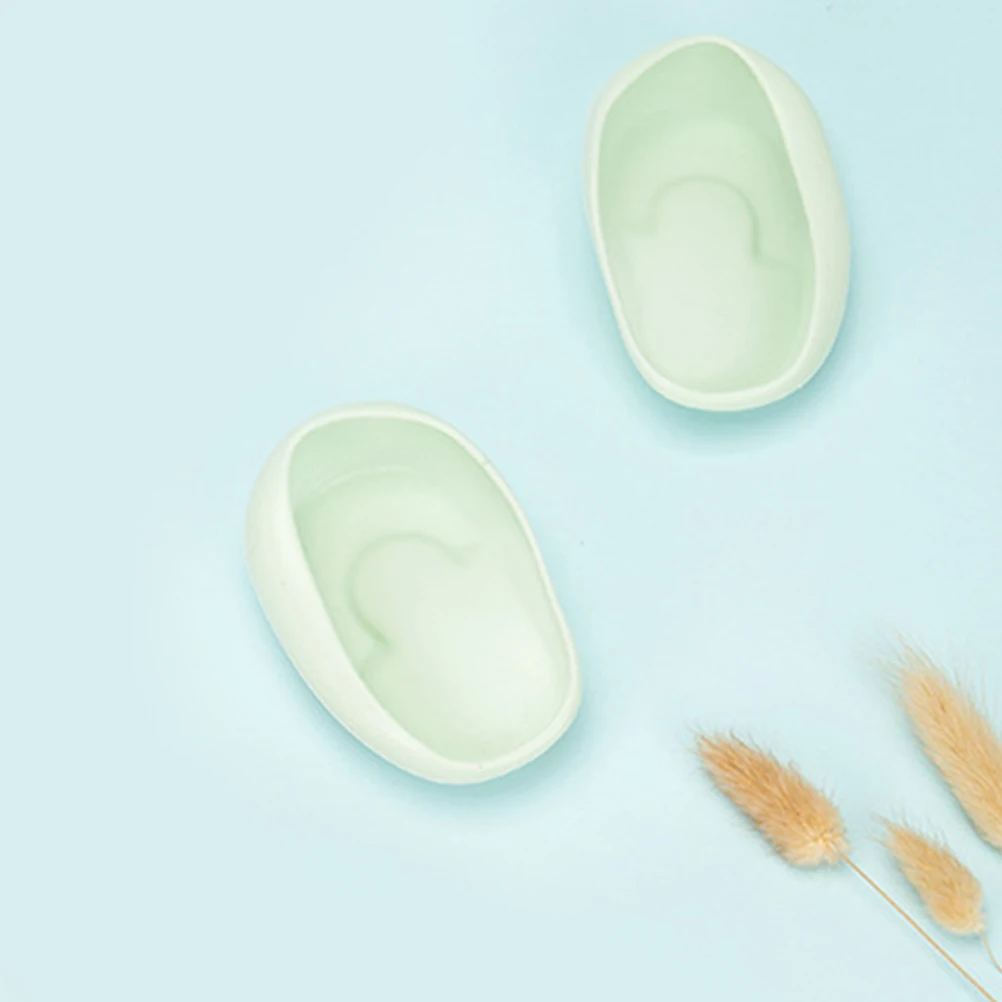 

4 Pairs Hair Dye Earmuffs Cover for Dying Covers Dryer Heat Salon Caps Styling Unisex Shield