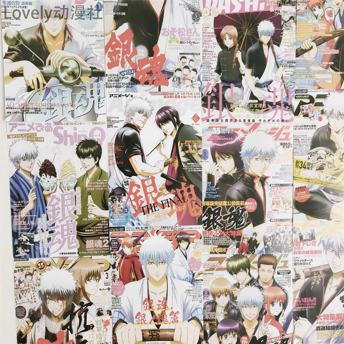 Gintama Poster Sakata Gintoki Yorozuya Anime Wall Art Print Picture Dorm Bedroom Background Wall Decor Sticker For Anime Fans view 2