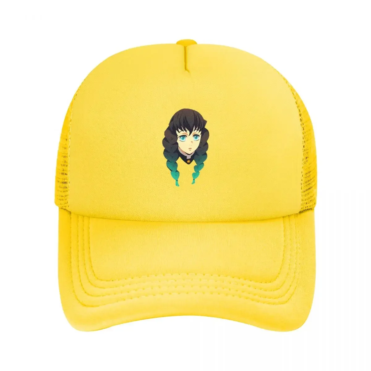 

Muichiro Tokito, сетчатые бейсболки, модные бейсболки Snapback, дышащие повседневные бейсболки, уличные унисекс