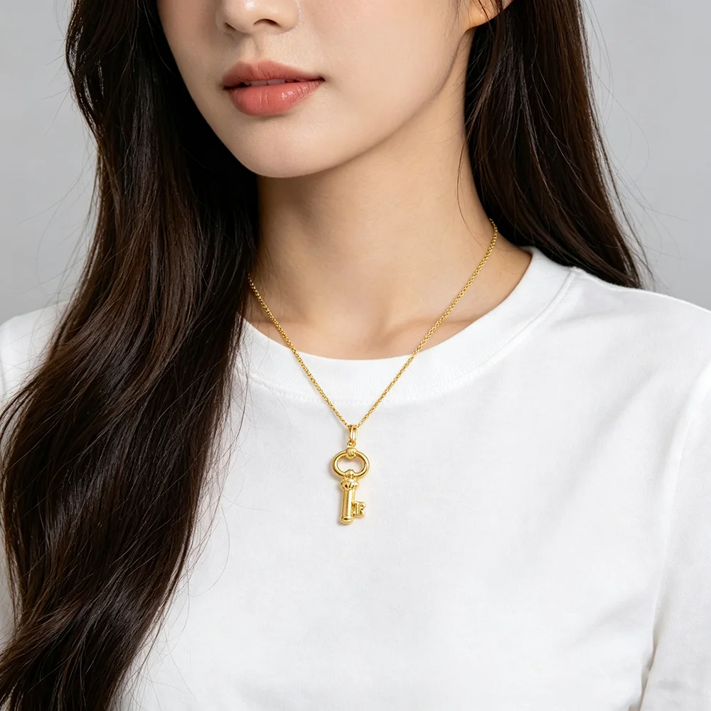 Gold Plated Chain and Pendants for Man Women African Dubai Copper Jewelry Accessories S Size Elephant Cross Vintage Party Gi
