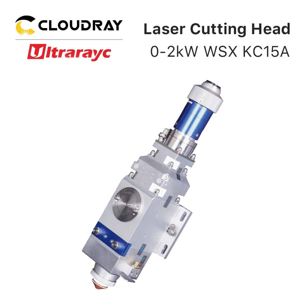 

Ultrarayc 0-2kw WSX KC15A Fiber Laser Cutting Head Manual Cutting Head 2000W for Metal Cutting CL100 FL125 Interface QBH